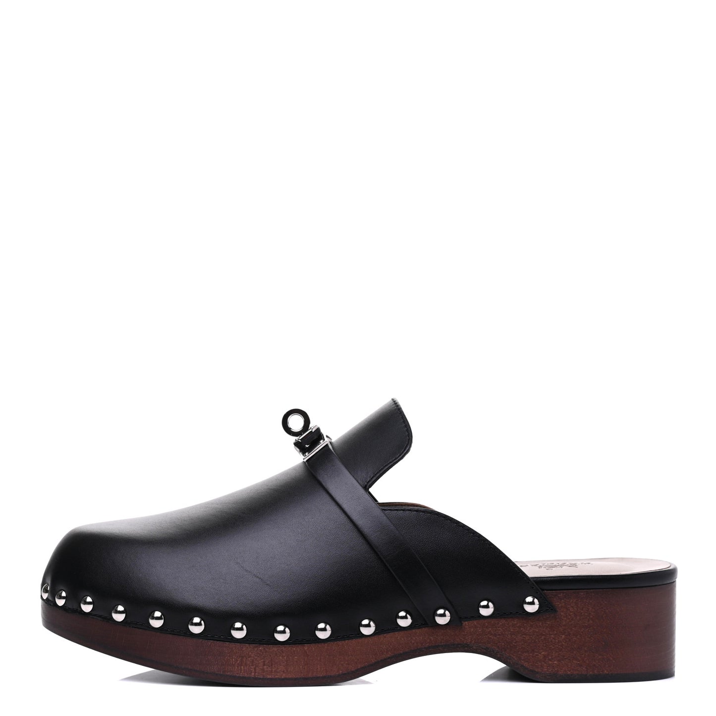 Calfskin Carlotta Mules 38 Black