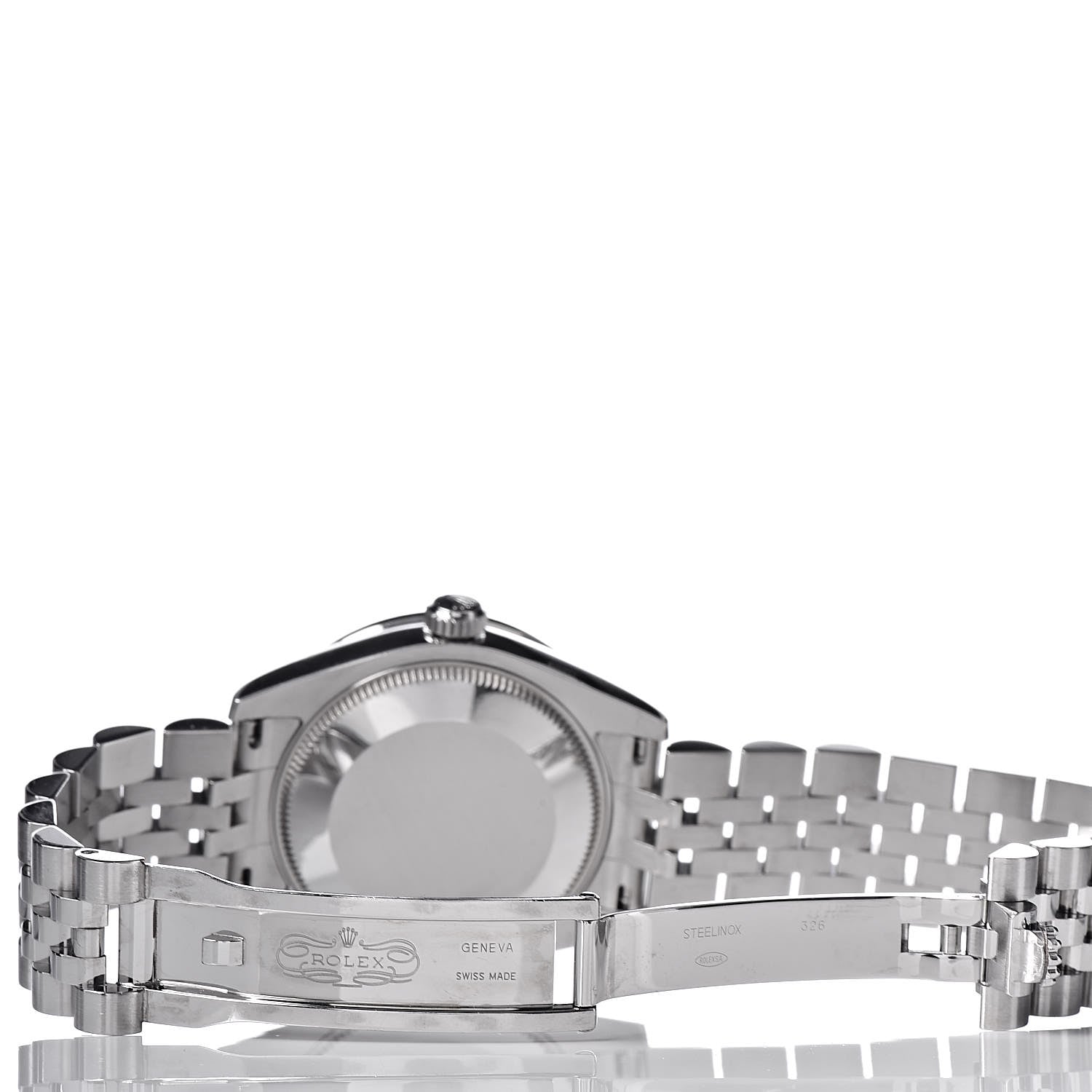 Rolex Stainless Steel 18K White Gold Diamond Mother of Pearl 31mm Oyster Perpetual Datejust Watch Roman 178384 5 of 7