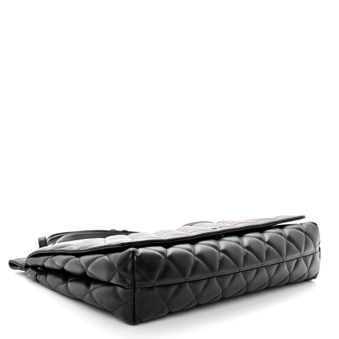 Nappa Calfskin Quilted Large Touch B Shoulder Bag