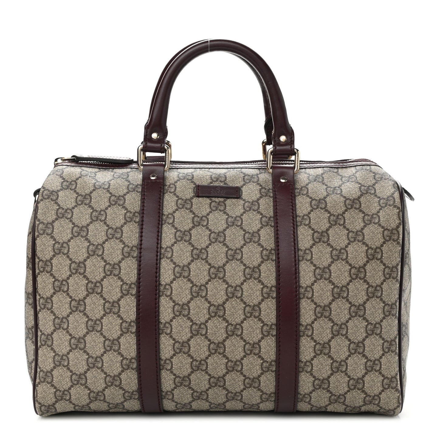 GG Plus Monogram Medium Joy Boston Bordeaux