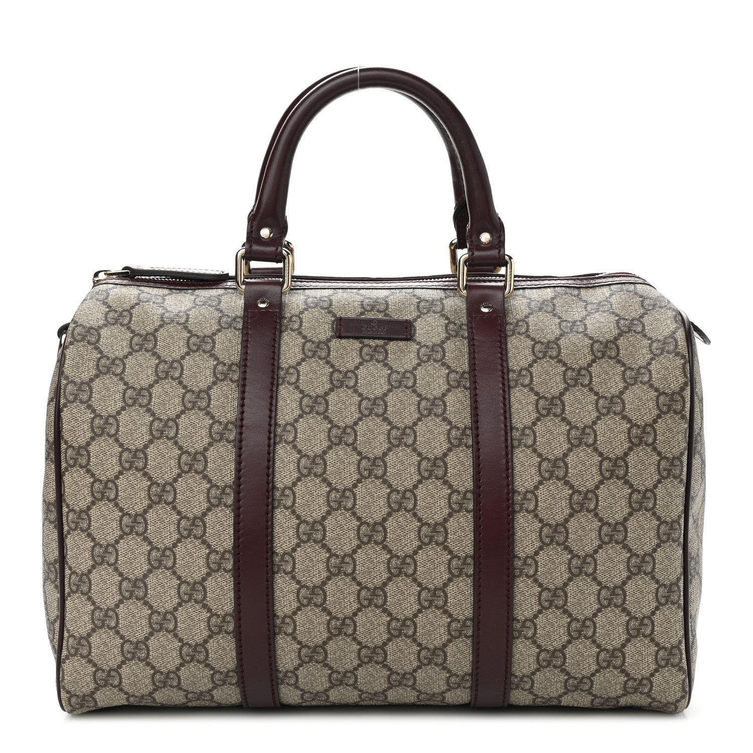 Gucci GG Plus Monogram Medium Joy Boston Bordeaux 1 of 10