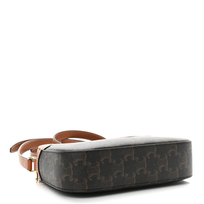 Celine Triomphe Canvas Small Camera Bag Tan 4 of 11