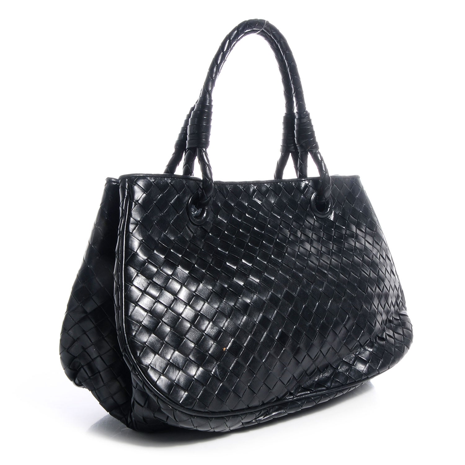 Bottega Veneta Nappa Intrecciato Woven Tote Nero Black 3 of 8