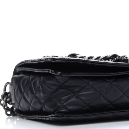 Chanel Calfskin Enchained New Medium Boy Flap Black 7 of 8
