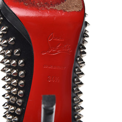 Christian Louboutin Nappa Pigalle Plato Spikes 120 Pumps 34.5 Black 8 of 13