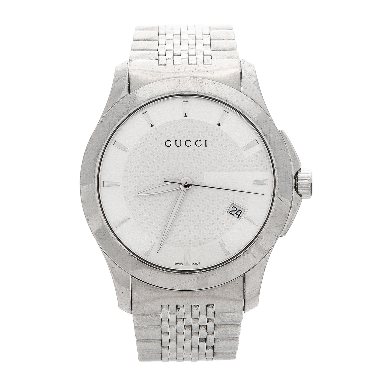 Gucci Stainless Steel 38mm G-Timeless Quartz Watch 1 of 10