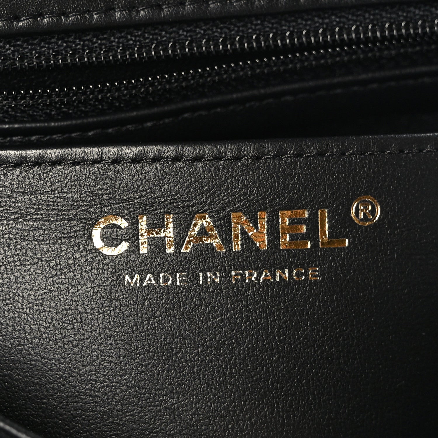 Chanel Lambskin Quilted Mini Rectangular Flap Black 7 of 10