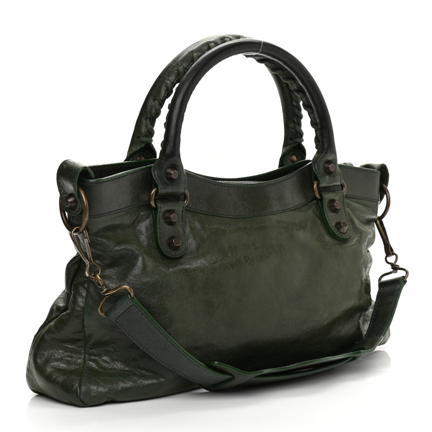 Balenciaga Chevre Classic Hardware First Olive 2 of 9