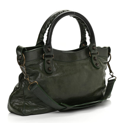 Balenciaga Chevre Classic Hardware First Olive 2 of 9