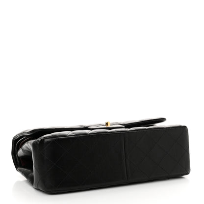 Chanel Lambskin Quilted Jumbo Double Flap Black 4 of 13