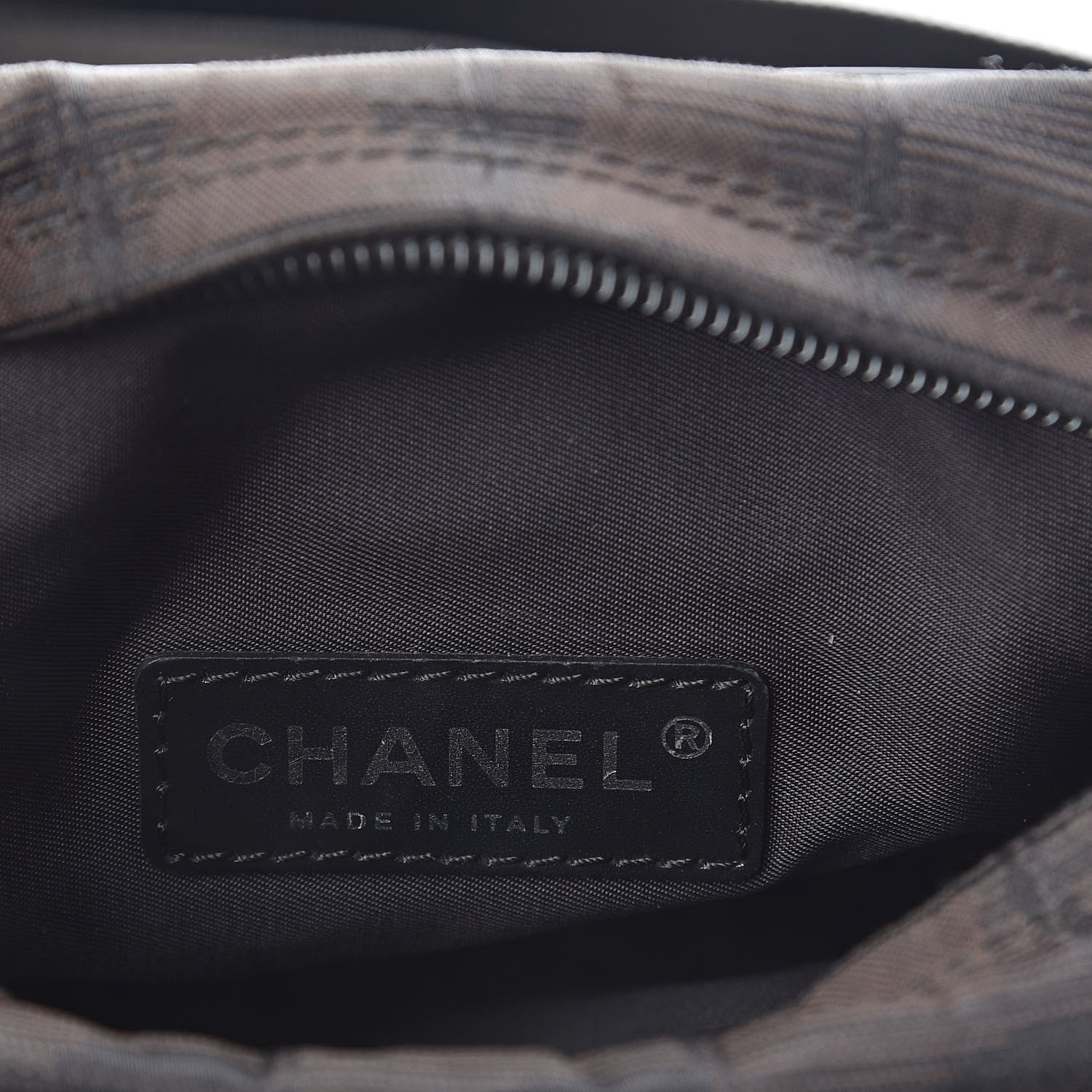 Chanel Nylon Travel Crossbody Bag Brown Black 6 of 10