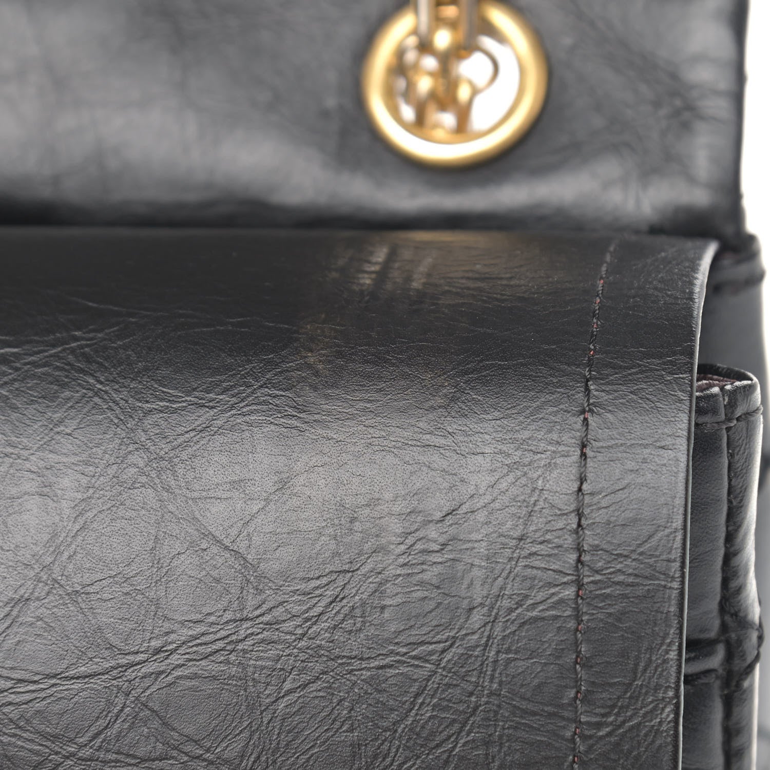 Chanel Aged Calfskin Quilted 2.55 Reissue 227 Flap Black 14 of 14