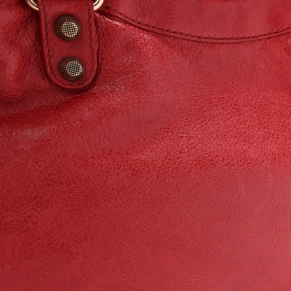 Balenciaga Agneau Giant 12 Rose Gold Hardware Town Rouge Coquelicot 11 of 11