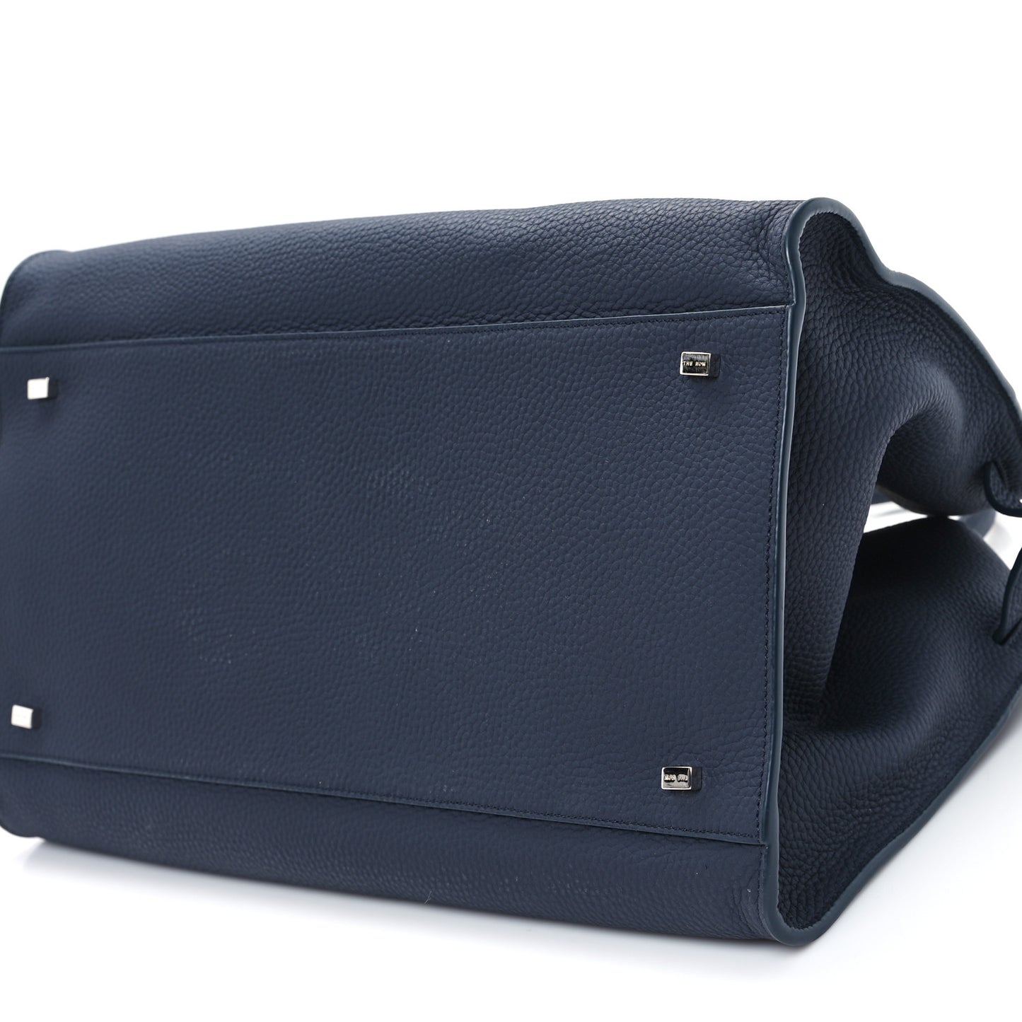 Matte Grained Calfskin Soft Margaux 15 Marine