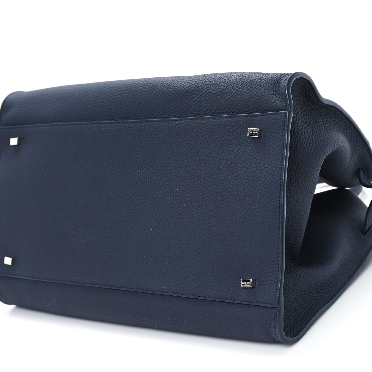 The Row Matte Grained Calfskin Soft Margaux 15 Marine 9 of 10