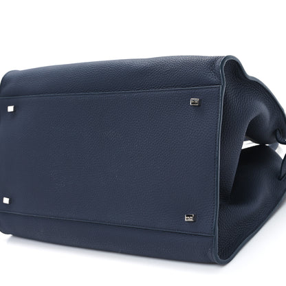 The Row Matte Grained Calfskin Soft Margaux 15 Marine 9 of 10
