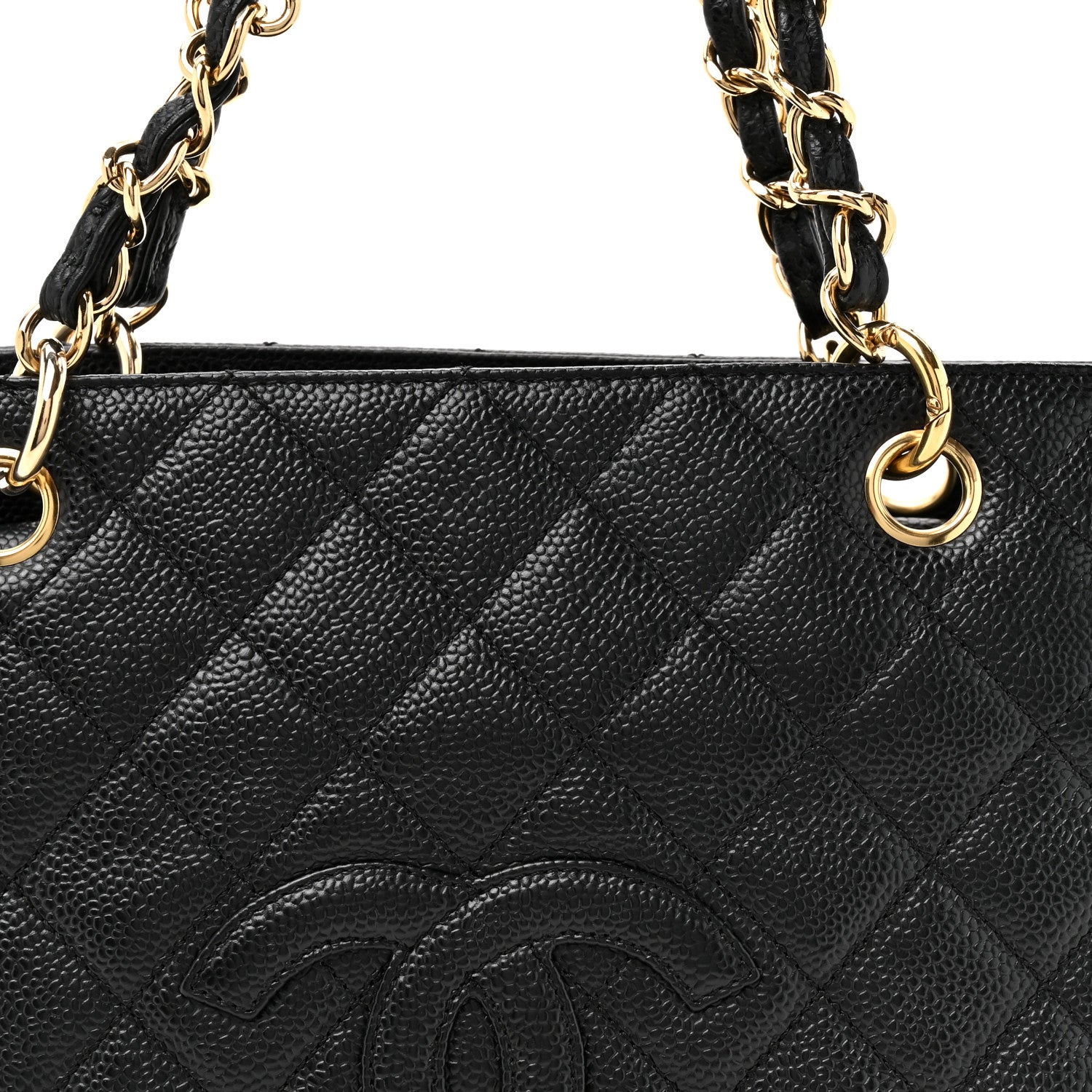 Chanel Caviar Quilted Petit Timeless Tote PTT Black 8 of 10