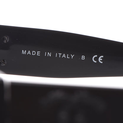 Chanel Acetate Butterfly Signature CC Sunglasses 5358 Black 5 of 9