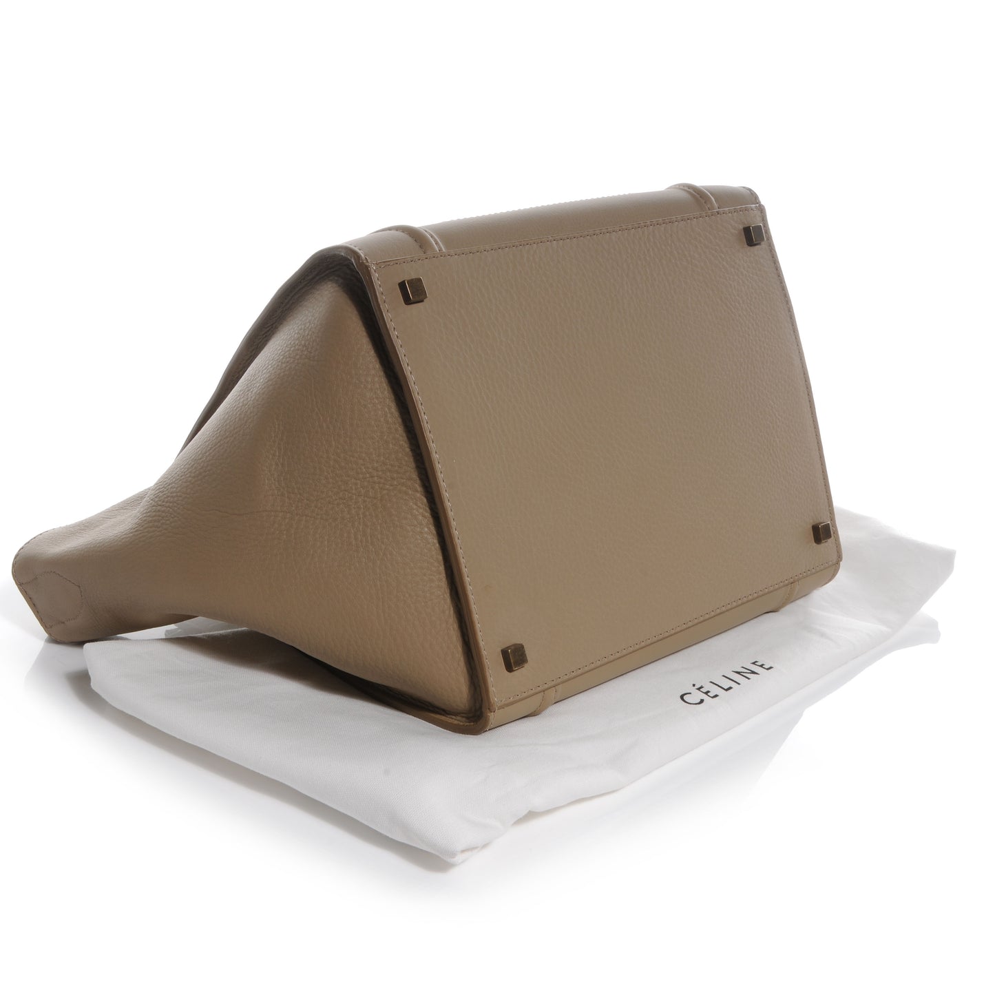 Smooth Calfskin Medium Phantom Luggage Taupe
