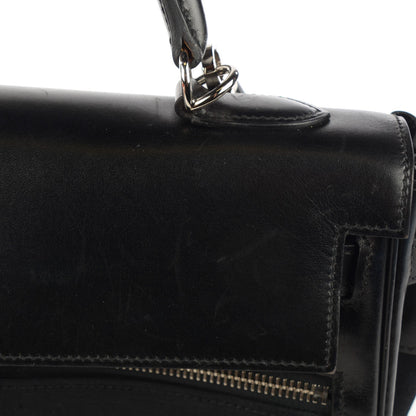Hermes Box Toile Lakis Kelly 32 Black 16 of 19