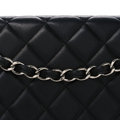 Chanel Lambskin Quilted Maxi Single Flap Black 8 of 11