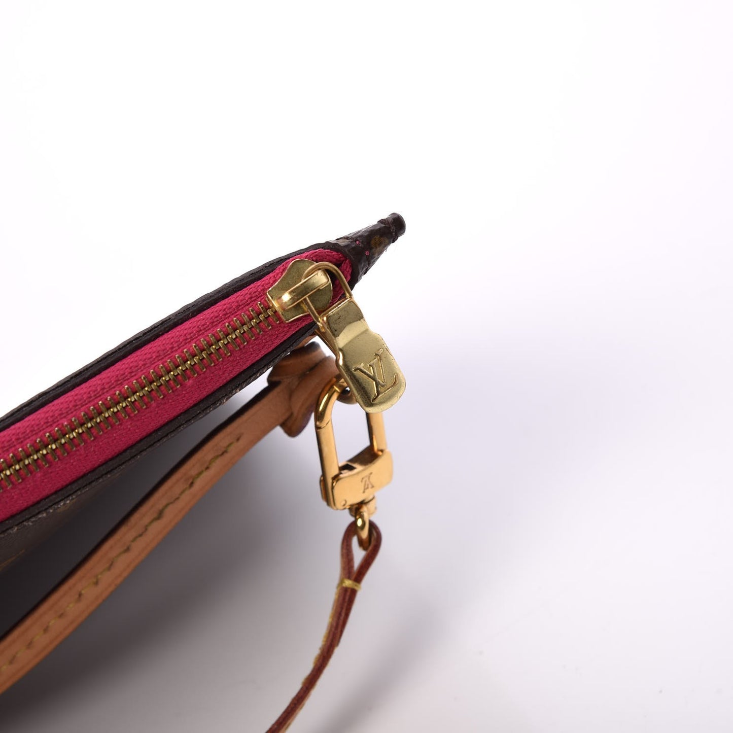 Monogram Neverfull MM GM Pochette Fuchsia