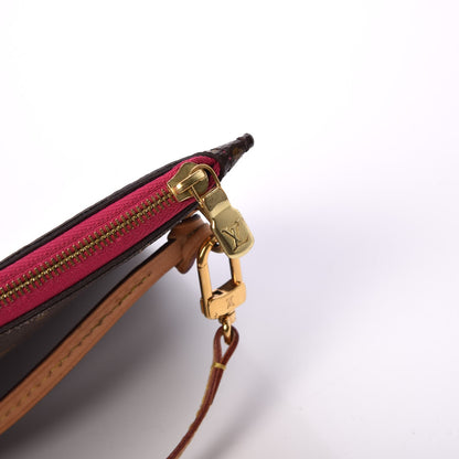 Louis Vuitton Monogram Neverfull MM GM Pochette Fuchsia 12 of 18