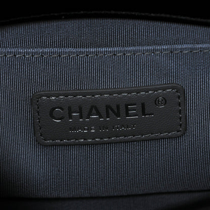 Chanel Calfskin Chevron Quilted Small Boy Flap Black 6 of 7