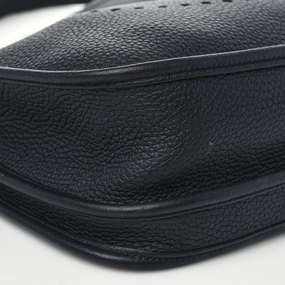 Hermes Taurillon Clemence Evelyne III PM Black 8 of 9