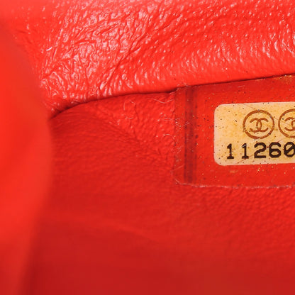 Chanel Lambskin Perforated Medium Double Flap Red 8 of 9