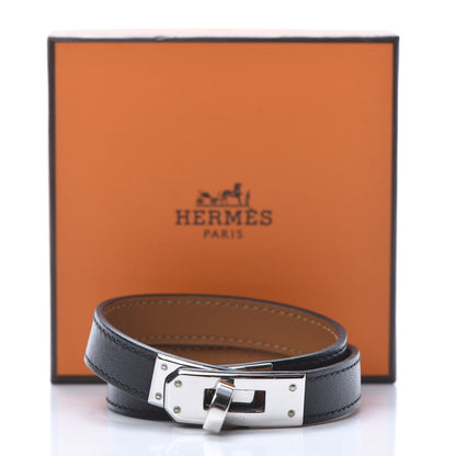 Hermes Box Kelly Double Tour Bracelet M Black 6 of 6