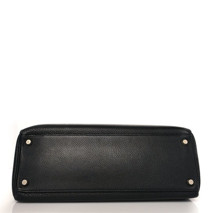 Hermes Taurillon Clemence Kelly Retourne 32 Black 5 of 12