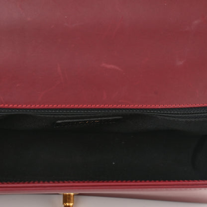 Chanel Caviar Suede Calfskin Chevron New Medium Boy Flap Burgundy 4 of 10