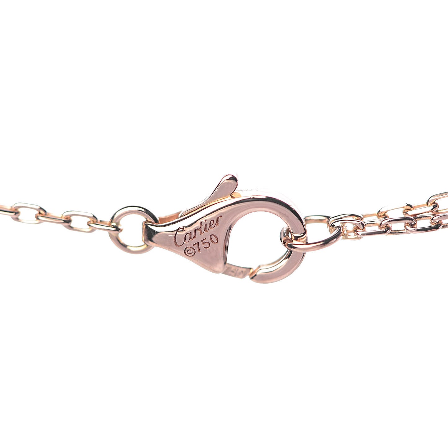 18K Pink Gold Pink Sapphire D'Amour Pendant Necklace