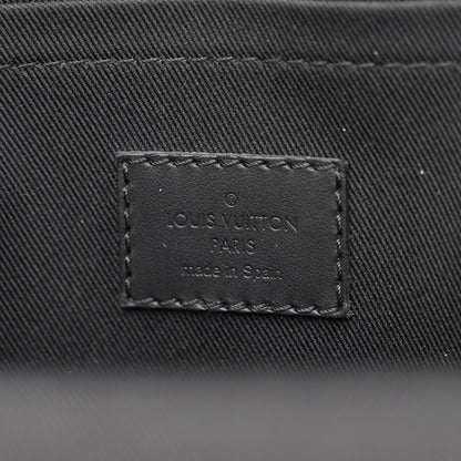 Louis Vuitton Grained Cowhide Aerogram Pilot Slingbag Black 6 of 11