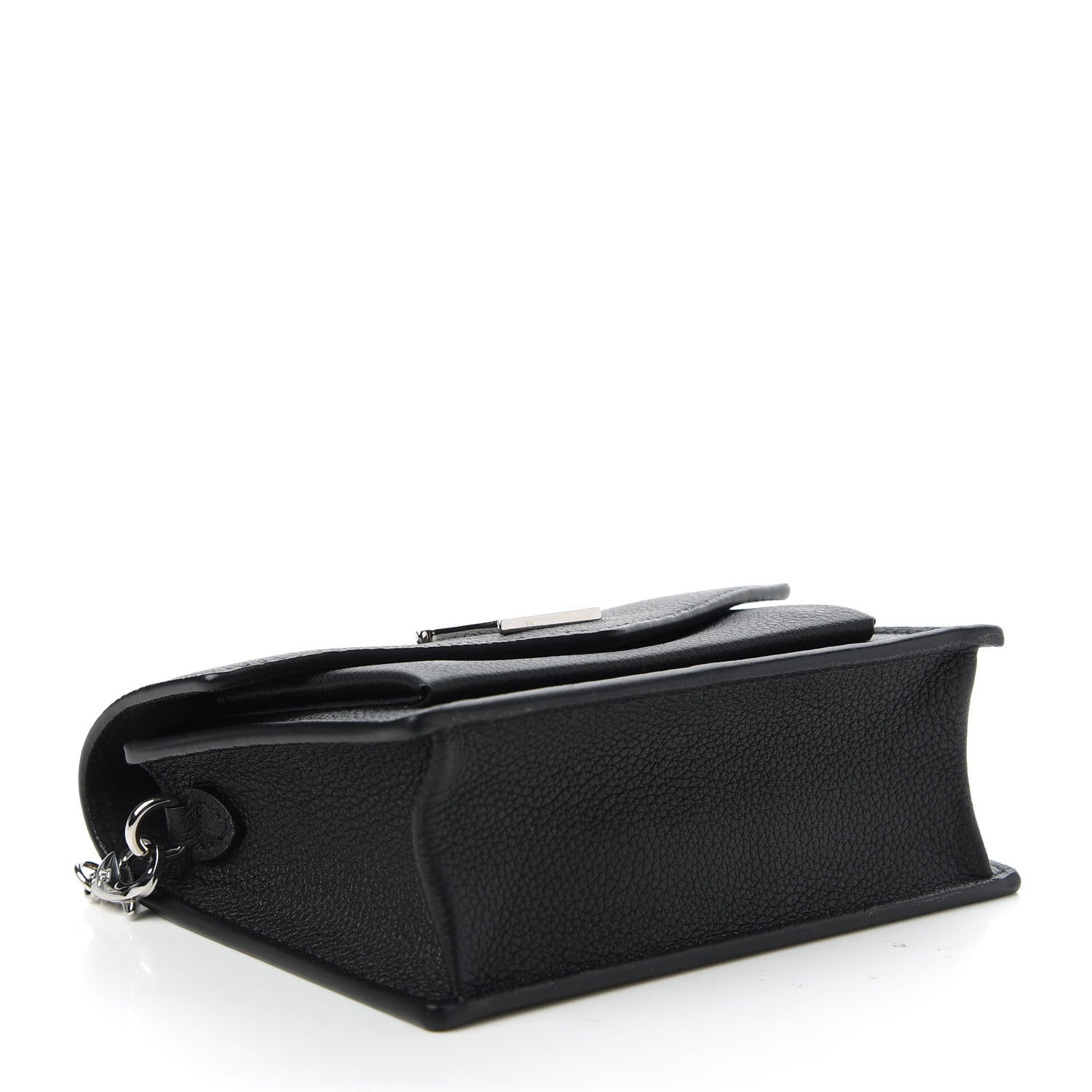 Louis Vuitton Soft Calfskin Mini My Lockme Chain Pochette Black 4 of 10