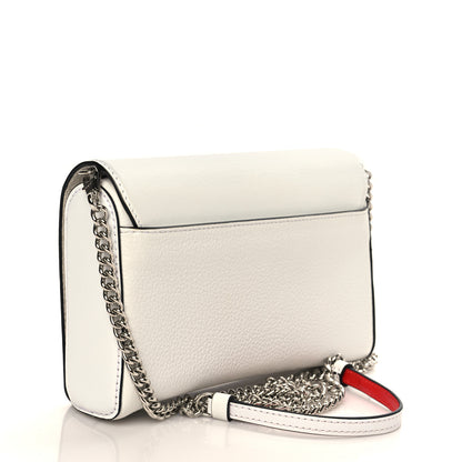 Christian Louboutin Calfskin Love RubyLou Clutch White 2 of 8