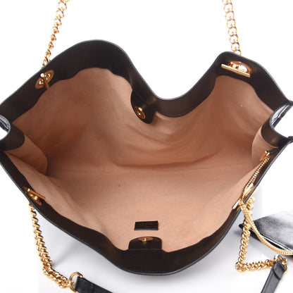 Gucci Calfskin Large Rajah Chain Tote Black 5 of 11