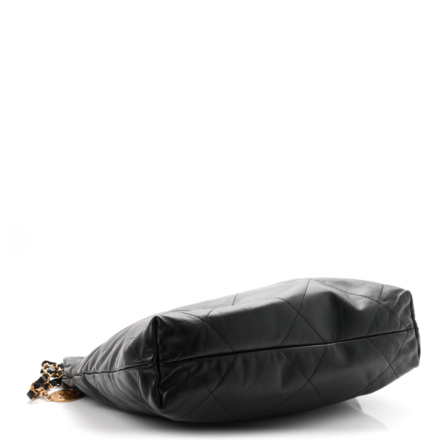 Chanel Shiny Calfskin Quilted Small Chanel 22 Black 5 of 11