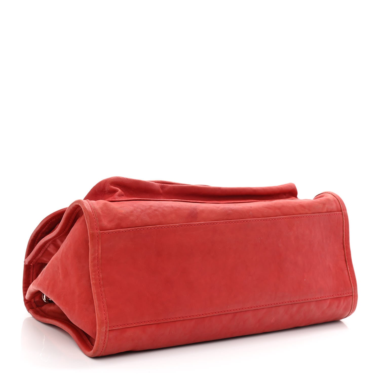 Chanel Ultra Soft Suede Calfskin Natural Beauty Flap Bag Red 3 of 10