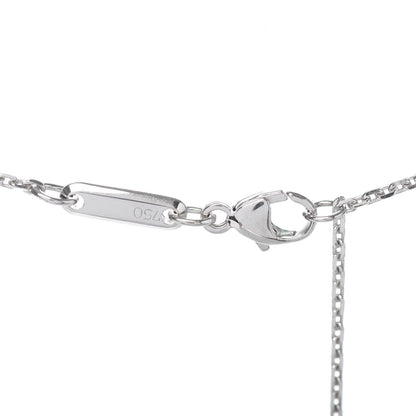 Chopard 18K White Gold Diamond Crystal So Happy Heart Pendant Necklace Green 5 of 5