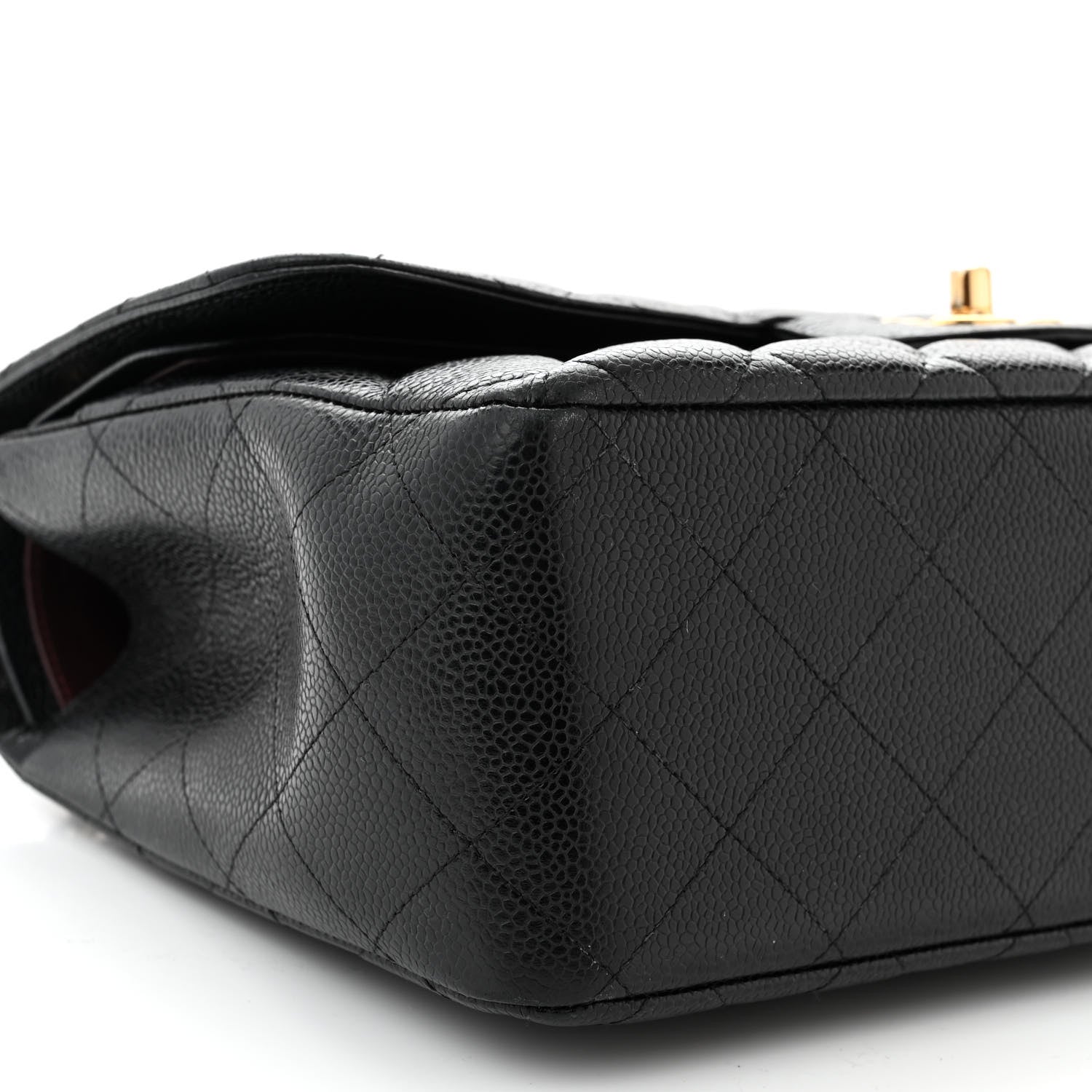Chanel Caviar Quilted Jumbo Double Flap Black 9 of 11