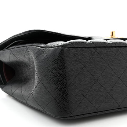 Chanel Caviar Quilted Jumbo Double Flap Black 9 of 11