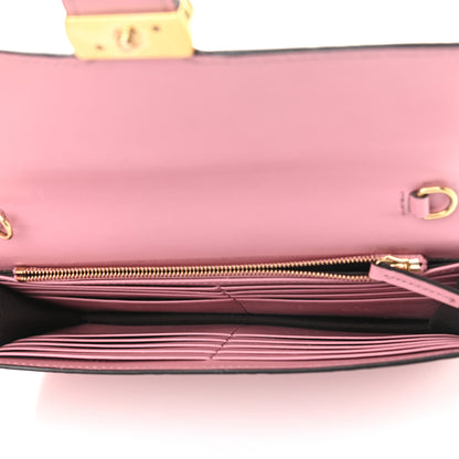 Gucci Guccissima Icon Chain Wallet Carmine Rose 5 of 11