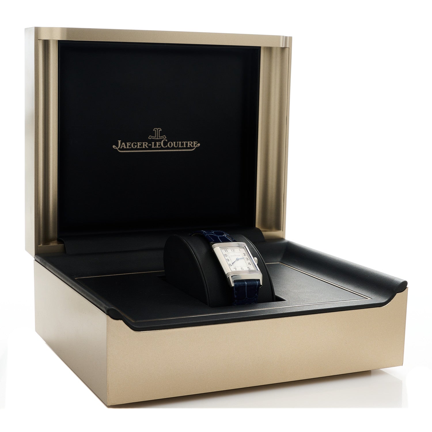 Jaeger-LeCoultre Stainless Steel Alligator 24.4mm Reverso Classique Quartz Watch Q2518540 5 of 5