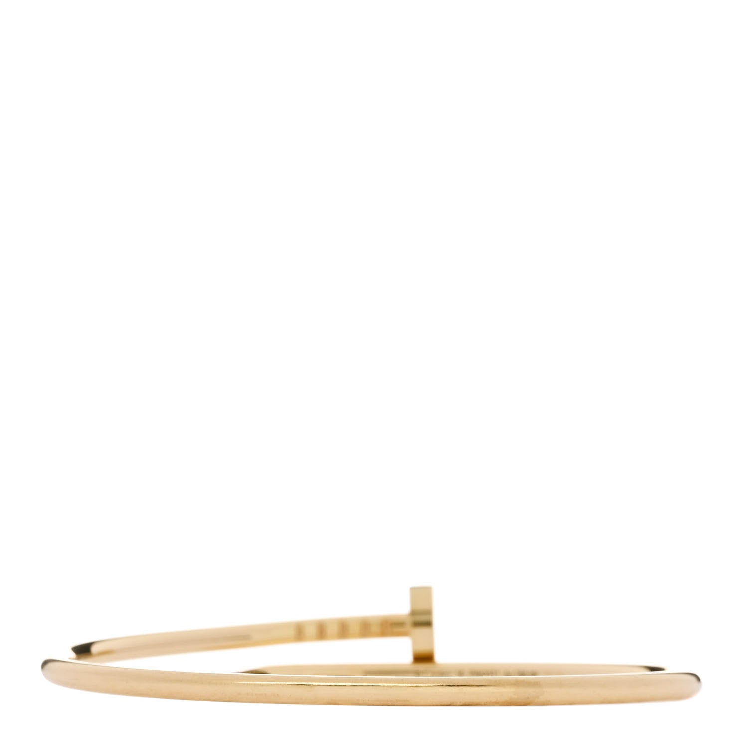 Cartier 18K Yellow Gold Small Juste Un Clou Bracelet 16 2 of 3