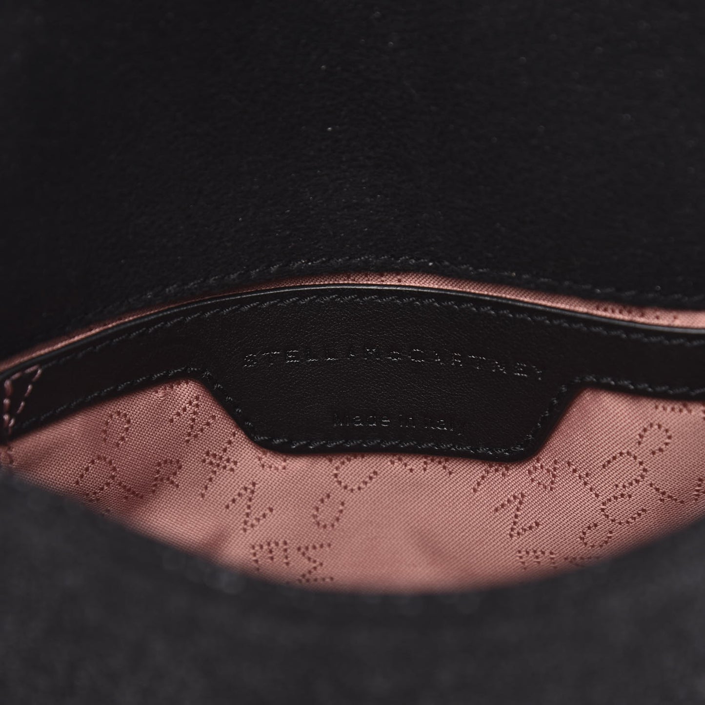 Shaggy Deer Star Falabella Crossbody Bag Black