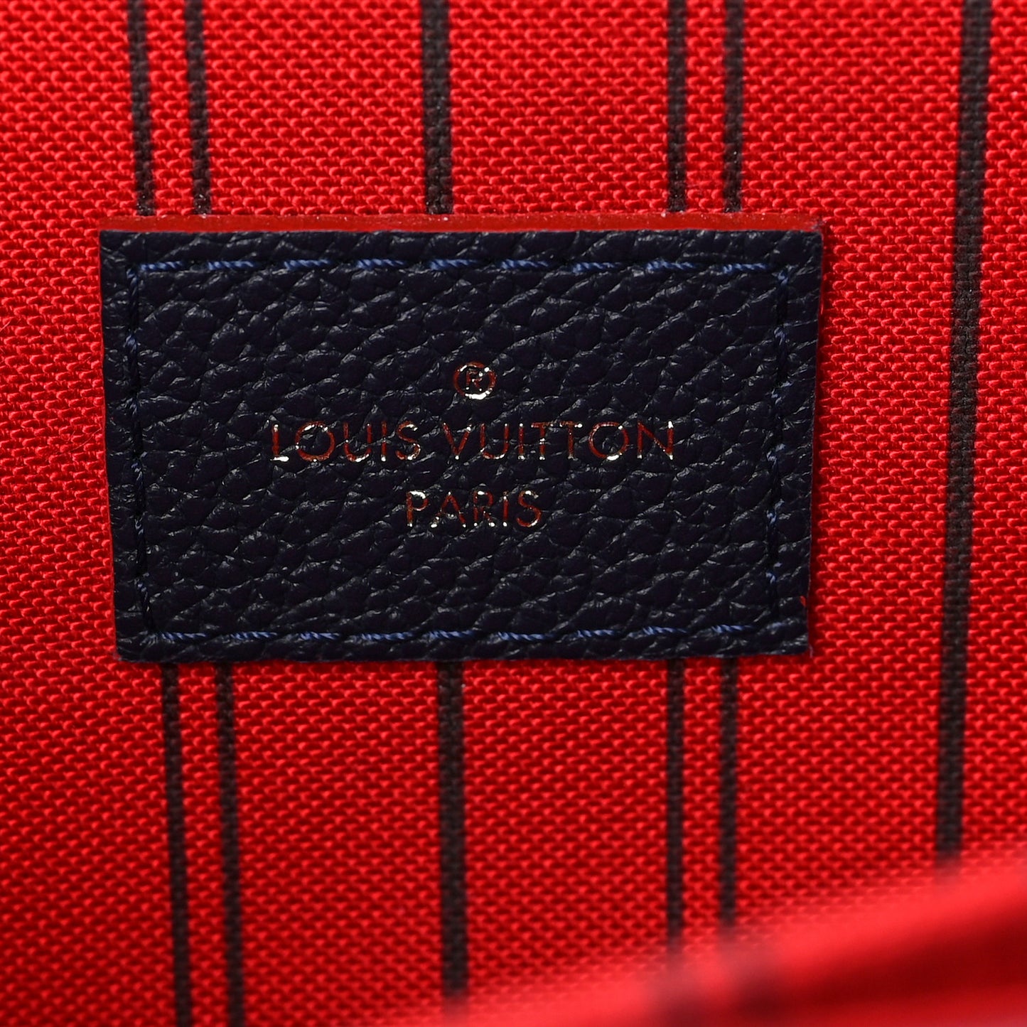 Empreinte Pochette Metis Marine Rouge