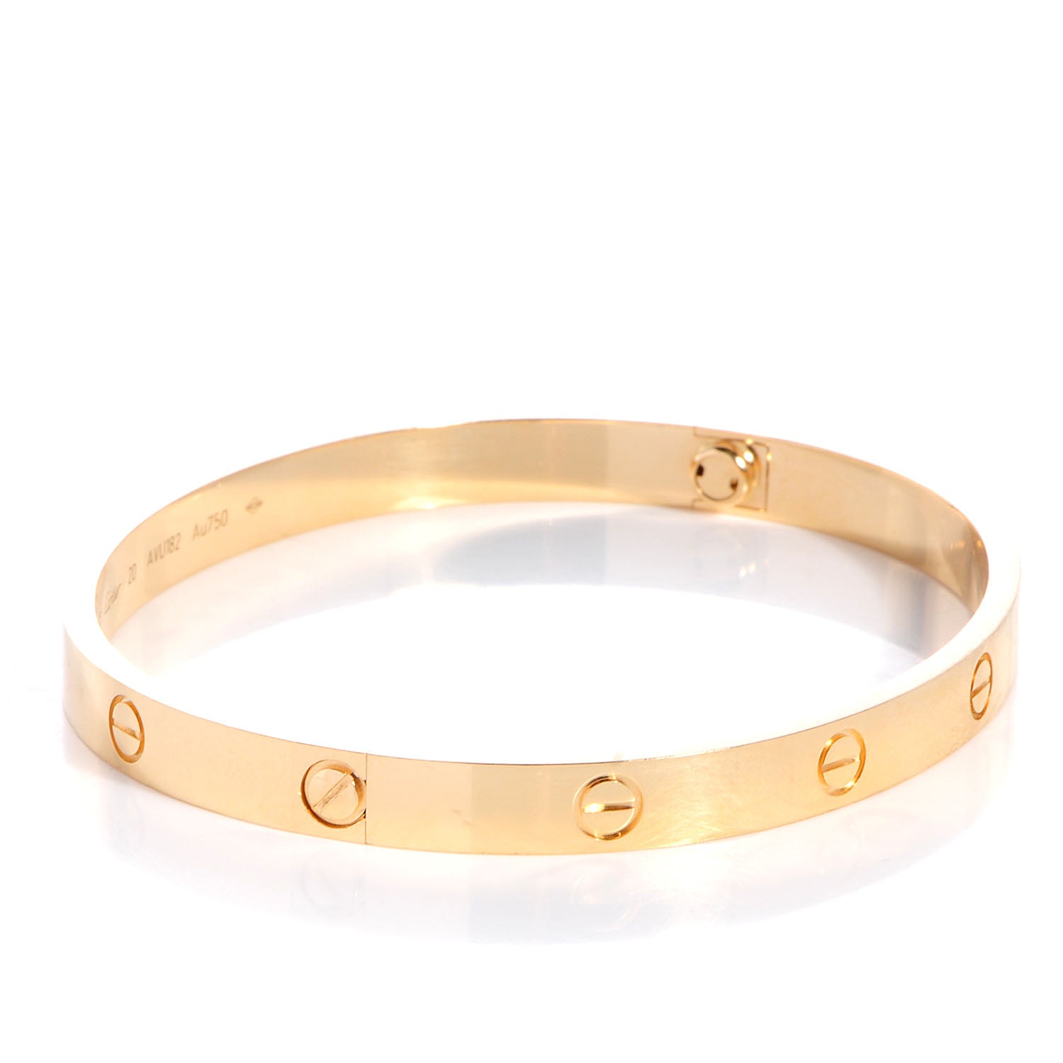 Cartier 18K Yellow Gold LOVE Bracelet 20 5 of 6