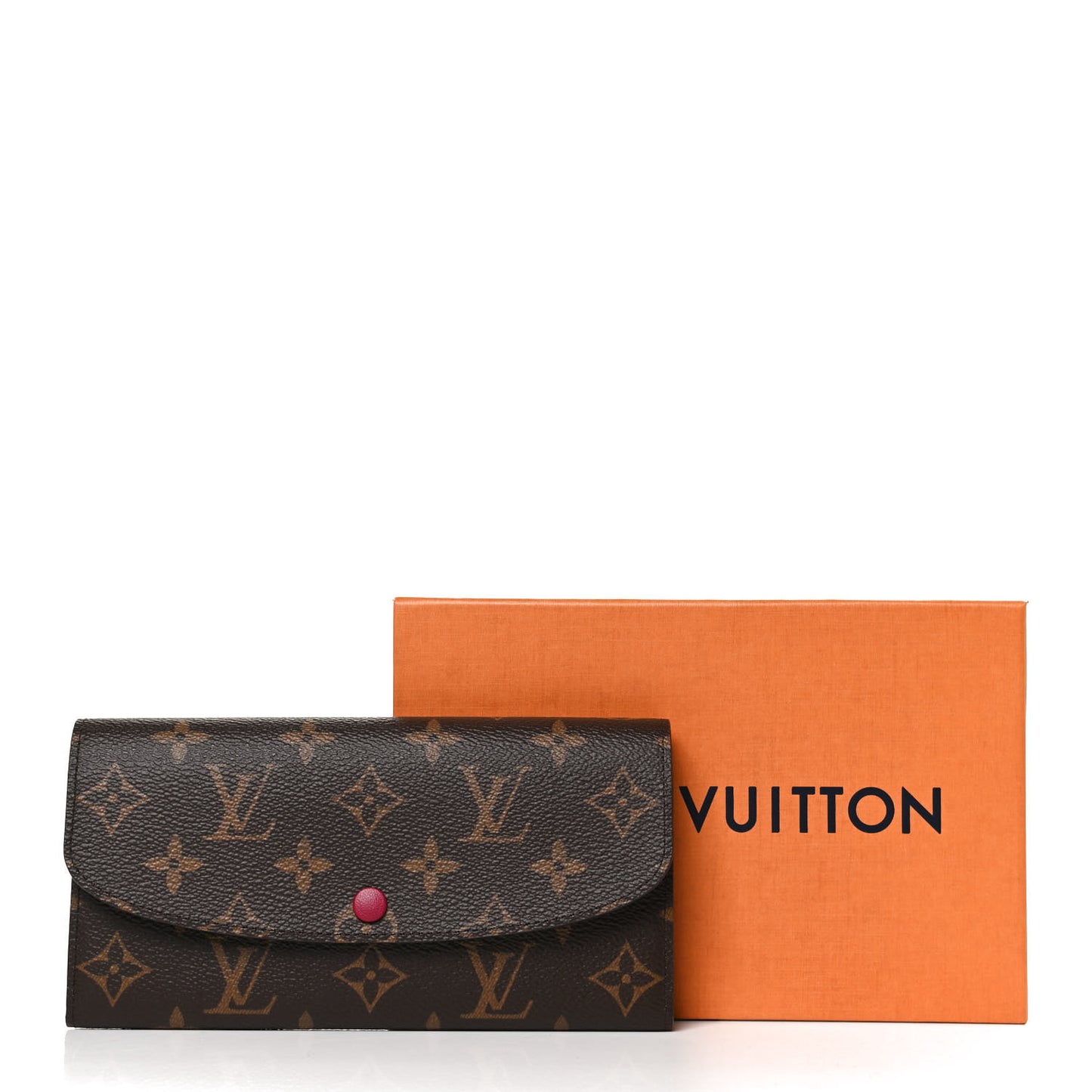 Monogram Emilie Wallet Fuchsia